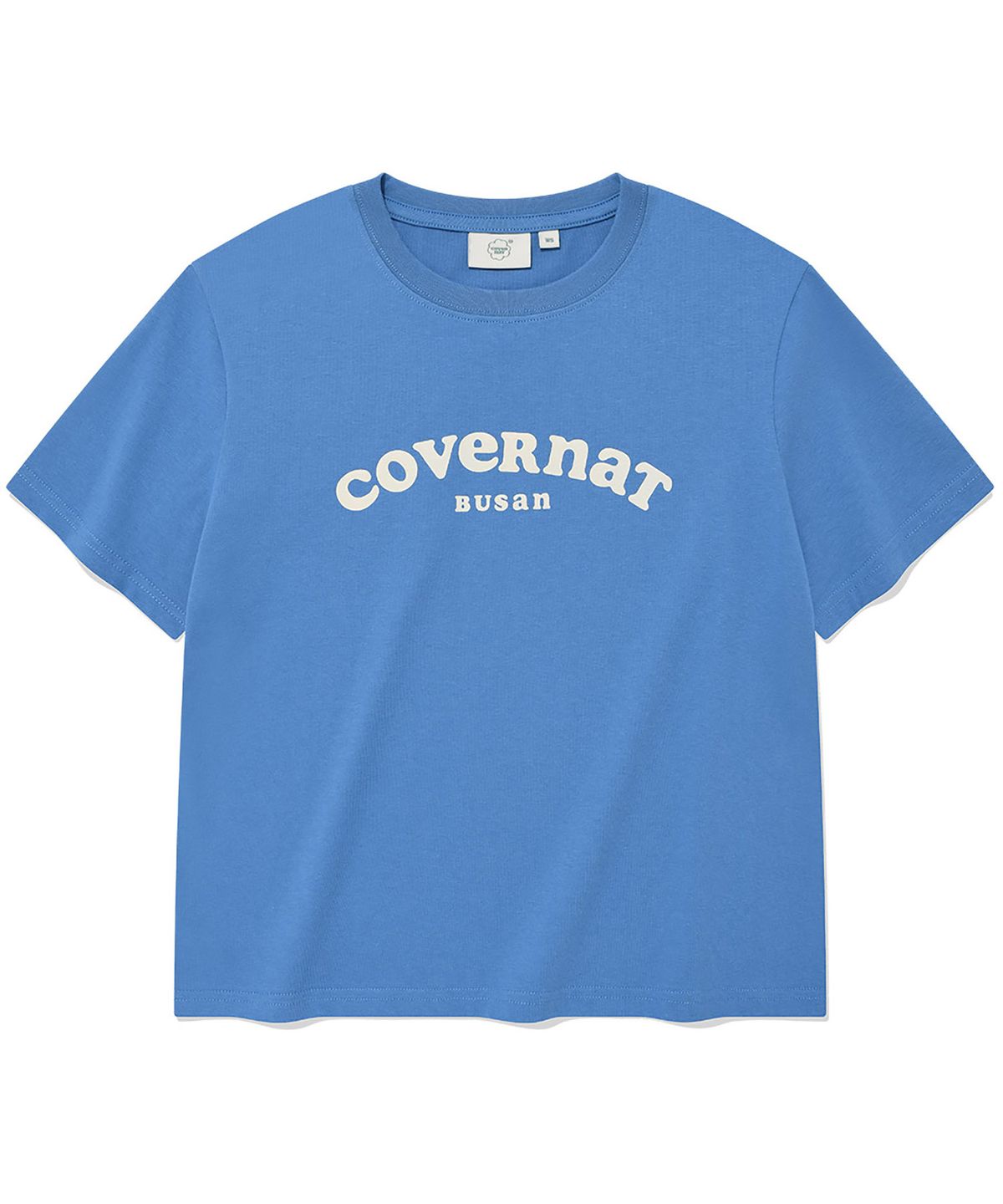 커버낫 우먼(COVERNAT WOMAN) 우먼 쿠퍼 로고 부산 티셔츠 Blue
