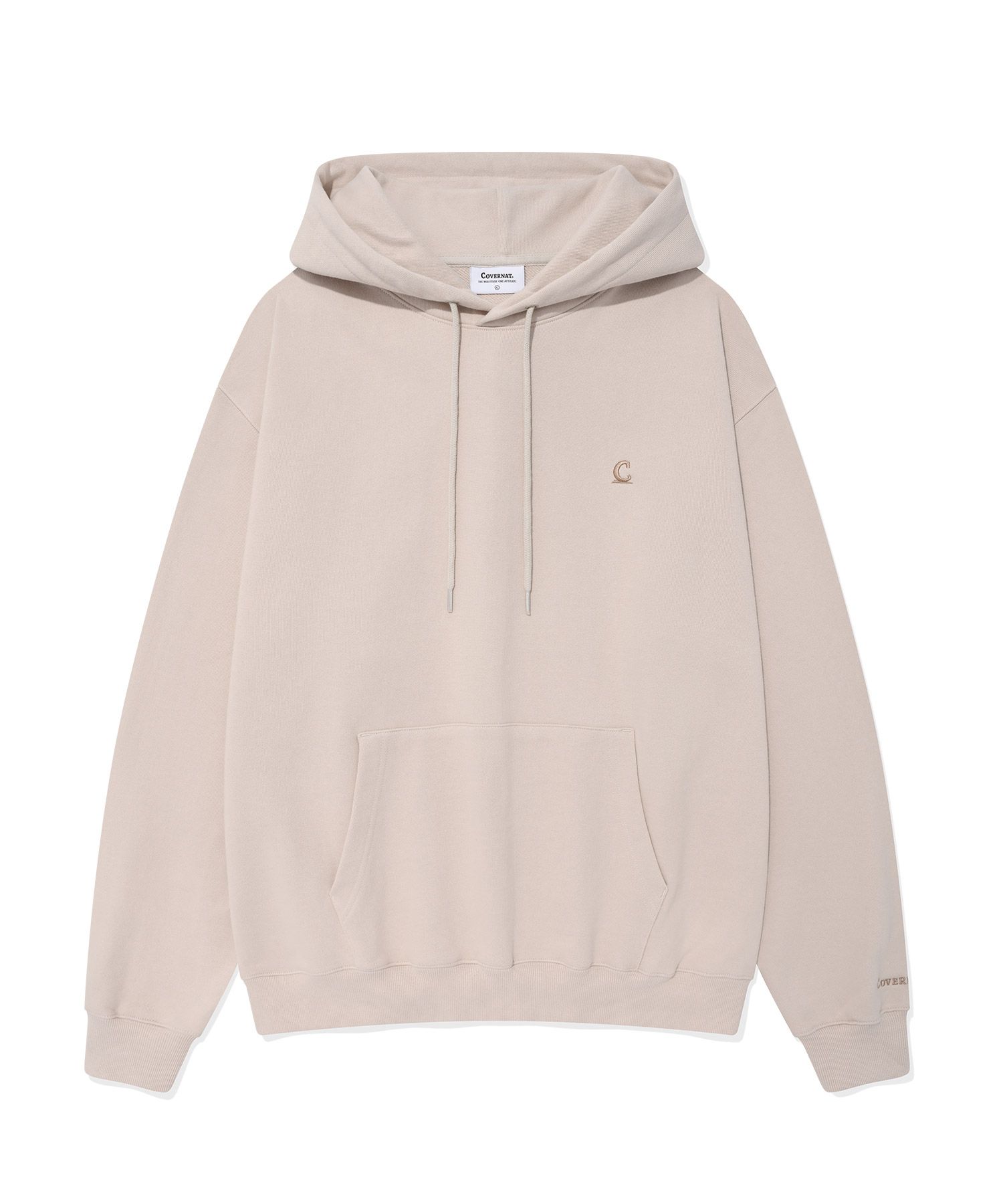 ★COVERNAT★ Signature Symbol Hoodie Gray MUSINSA | COVERNAT Signature Symbol Hoodie Greige
