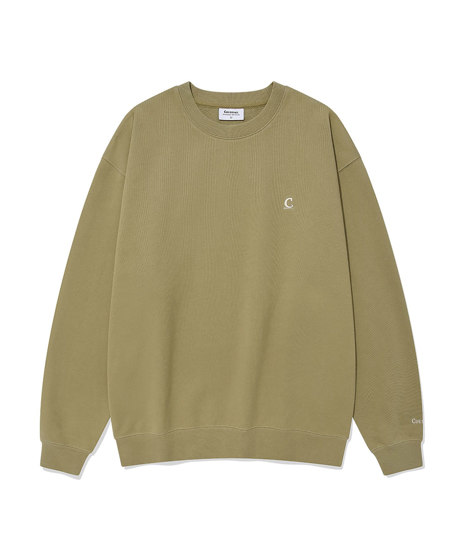 スウェット・トレーナー COVERNAT Signature symbol man to man olive MUSINSA | COVERNAT Signature symbol man to man olive