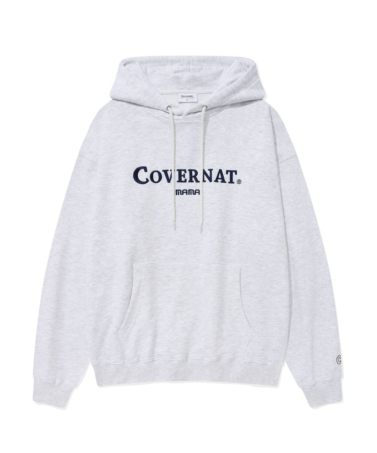 커버낫(COVERNAT) [커버낫 X MAMA] 그래픽 후디 헤더 그레이