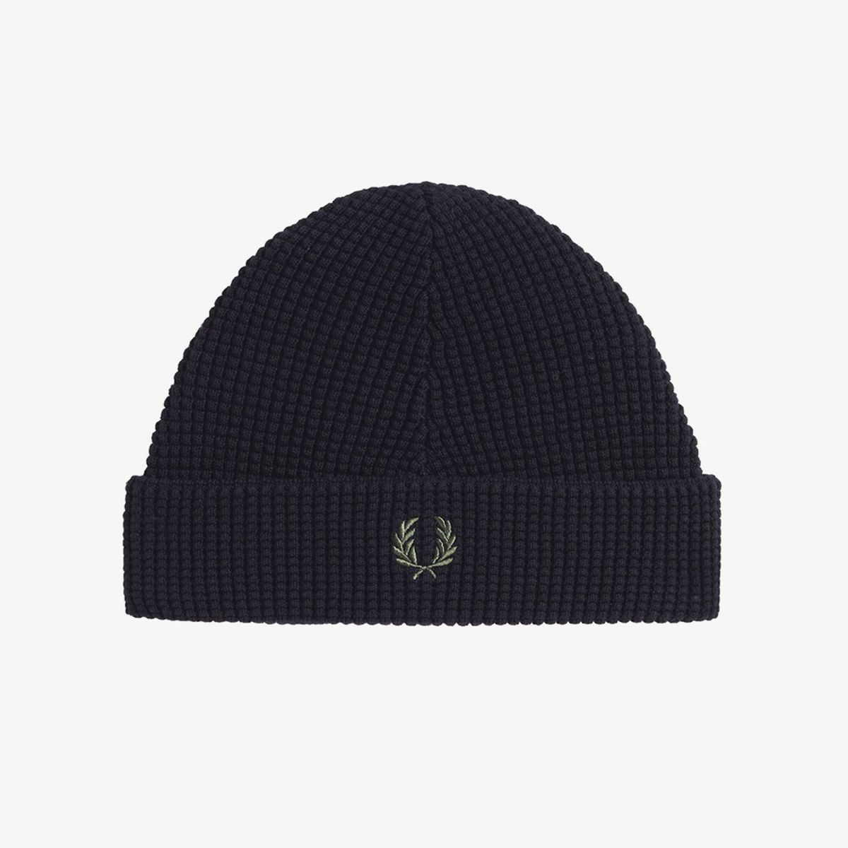 프레드페리(FRED PERRY) 와플 니트 코튼 비니 - 블랙 CFPU2438130-102