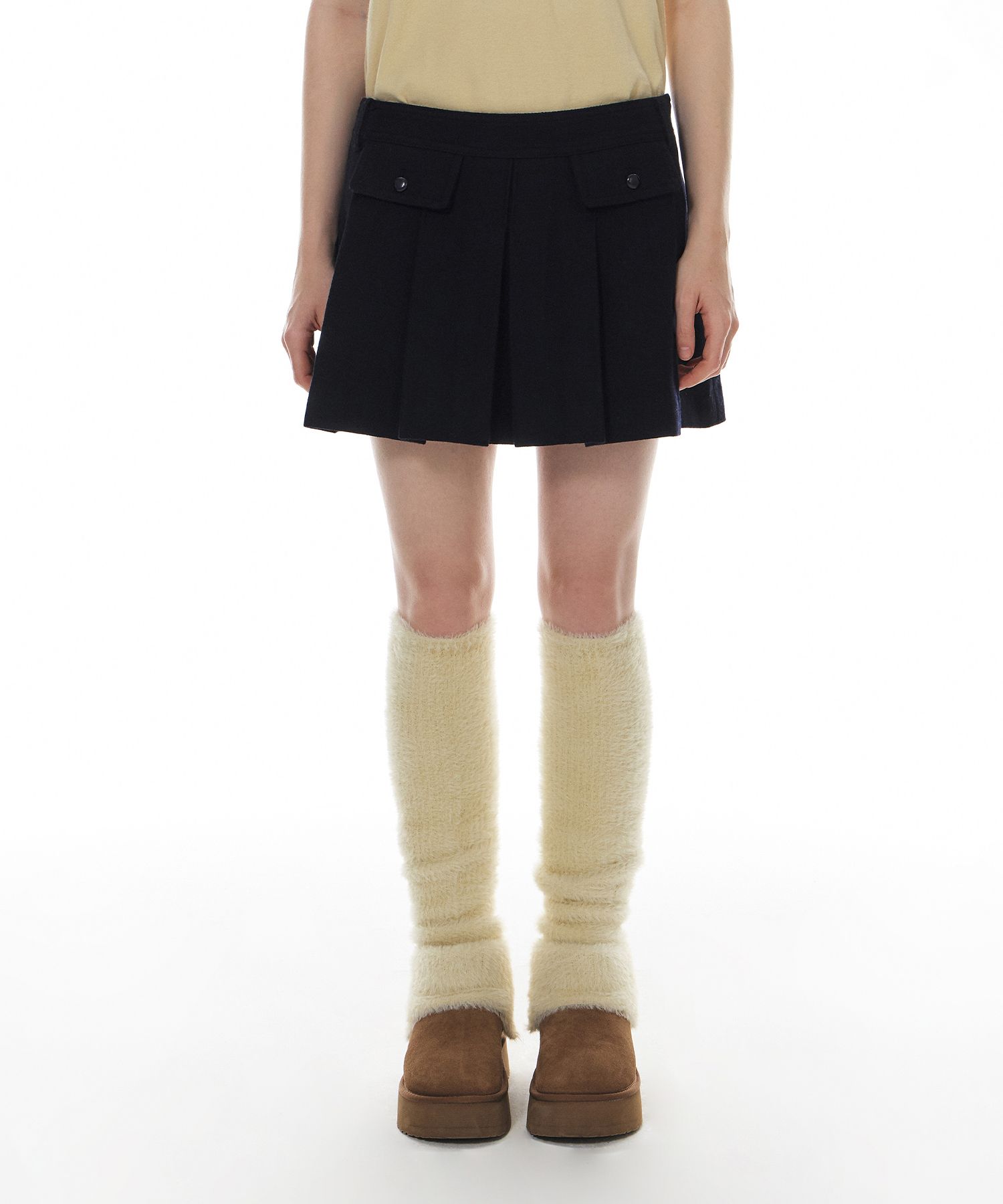 スカート GROVE BOTON PLEATS SKIRT (3COLOR) BOTON PLEATS SKIRT [3COLOR] - GROVE