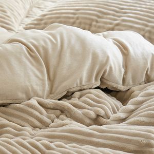 소프트온 2COLOR 골지극세사 차렵이불