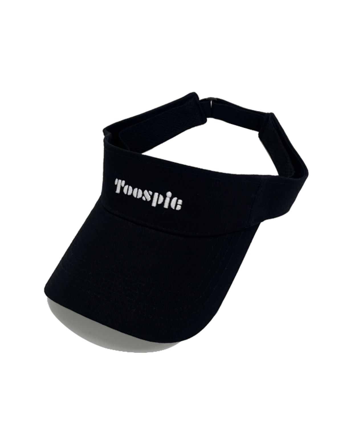 투에스핏(TOOSPIT) 레터링 로고  썬바이저 (블랙)