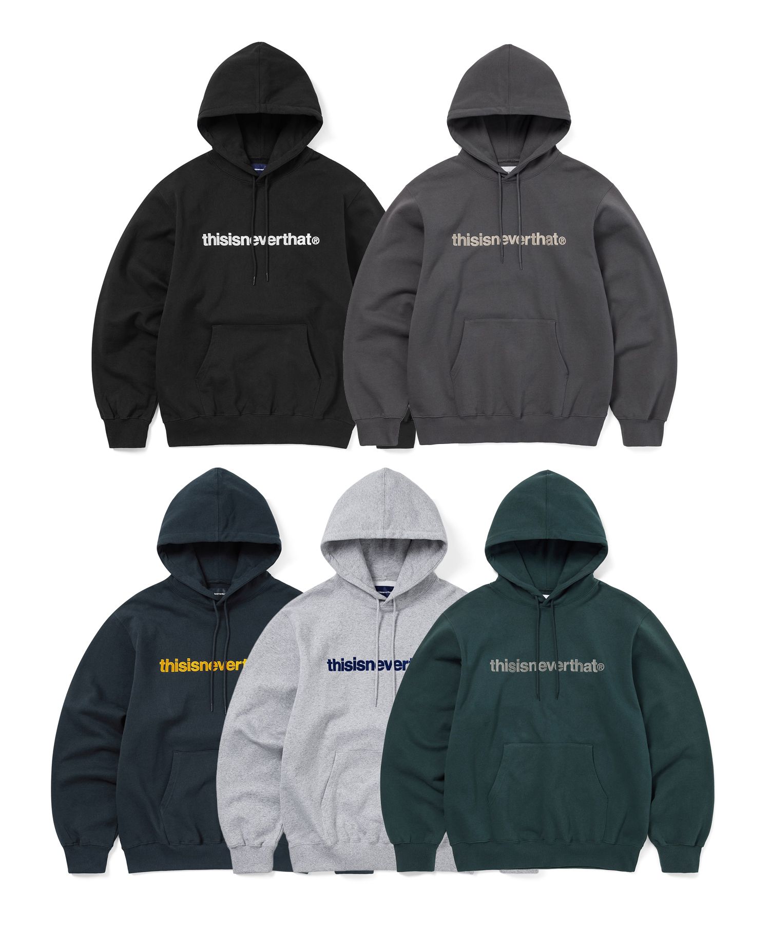 thisisneverthat パーカー 黒 thisisneverthat パーカー T-Logo Hoodie メンズ レディース