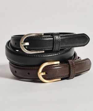 [W]여20MM소가죽캐주얼벨트 - 5color MABT00A2