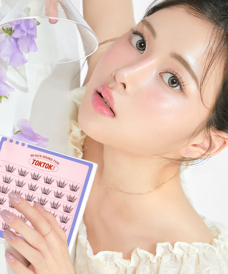 톡톡하라 노글루 속눈썹 (18종택1)