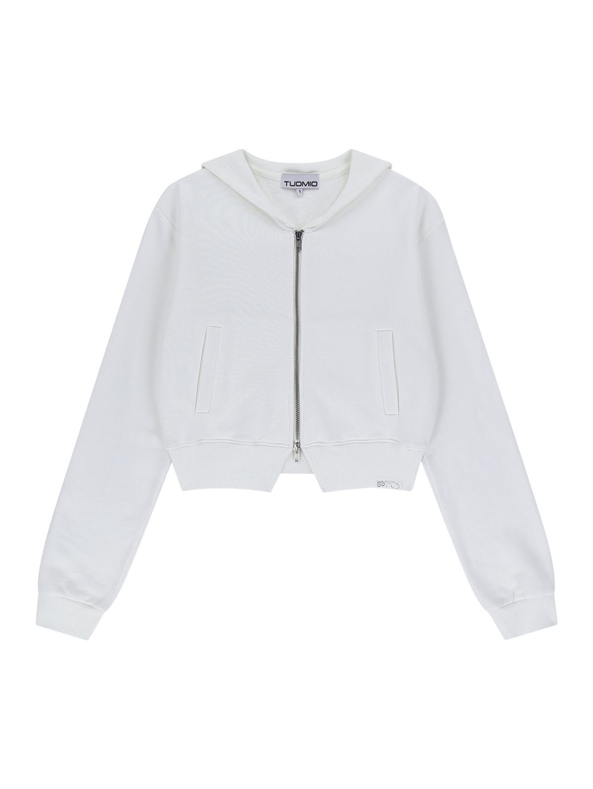 뚜오미오(TUOMIO) SAILOR COLLAR ZIP-UP [WHITE]