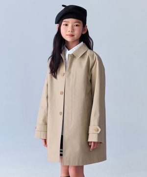 코튼 발마칸 코트 [베이지]