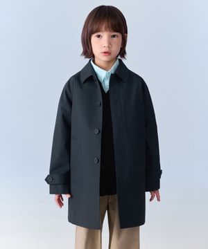 코튼 발마칸 코트 [네이비]