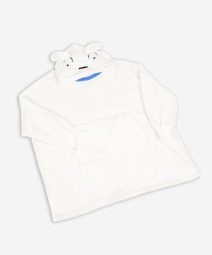 짱구 흰둥이 빅후드 티셔츠 담요