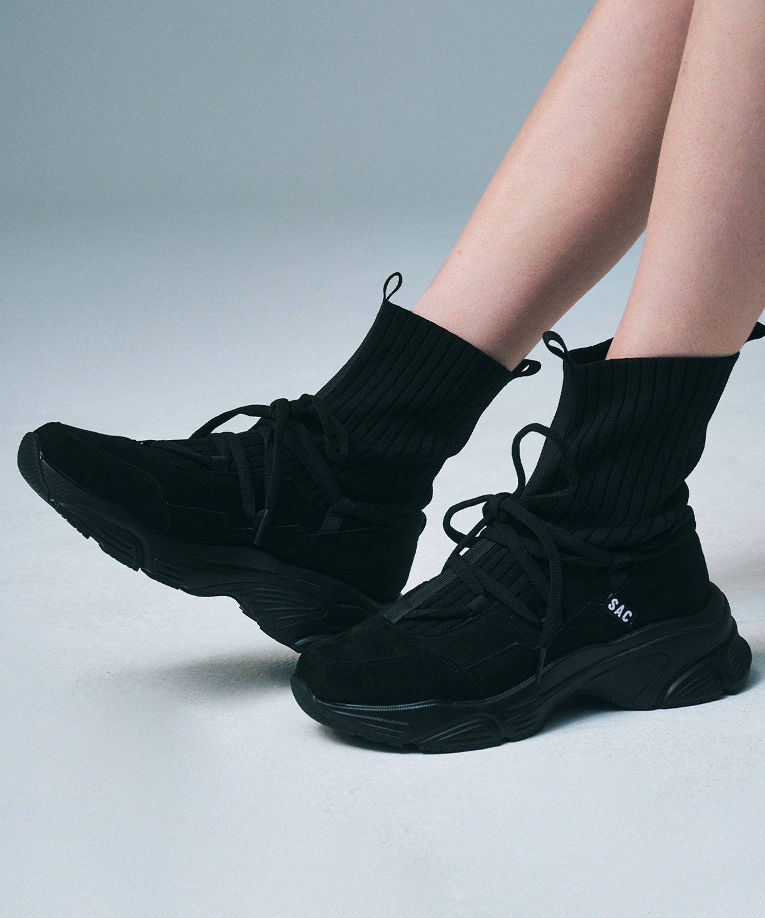 SALT&CHOCOLATE ♥ Sneakers 412430012 MUSINSA | SALT AND CHOCOLATE SAC lace-up knit sneakers