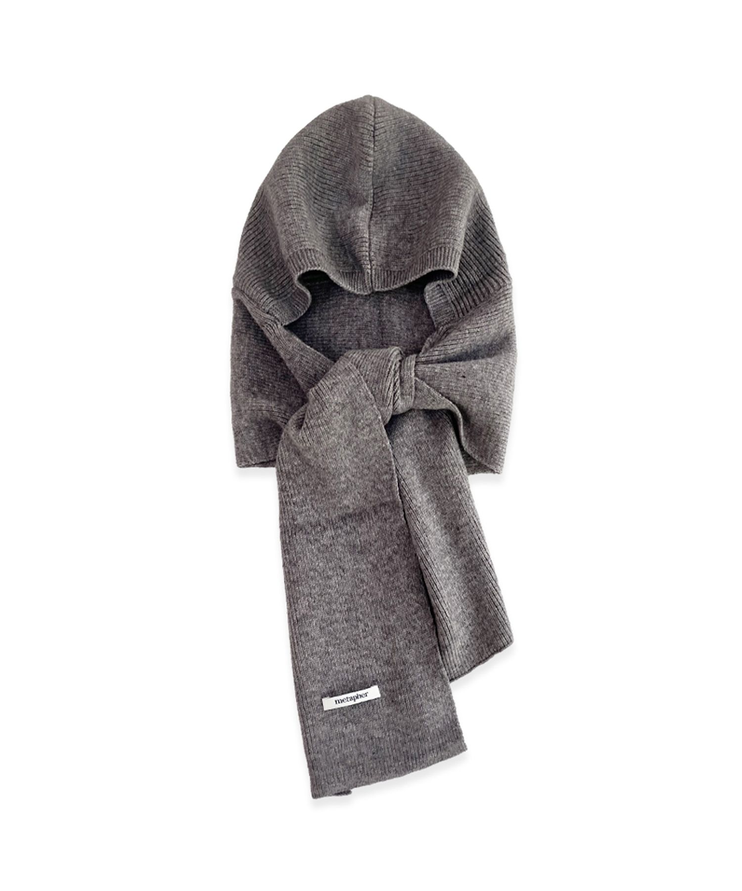 MUSINSA公式 | METAPHER MET ウールマフラー バラクラバ グレー