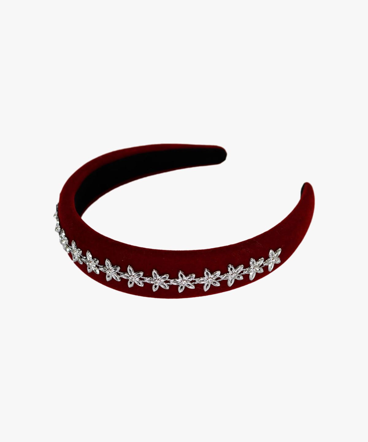 핑크파인애플(PINK PINEAPPLE) TWINKLE VELVET HAIRBAND_BURGUNDY