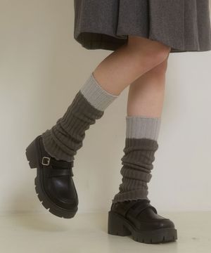 BALLET KNIT LEG WARMER_GREY