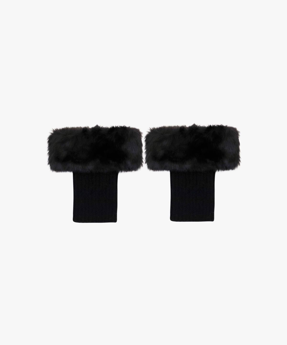 핑크파인애플(PINK PINEAPPLE) FLUFFY FROST LEG WARMER_BLACK
