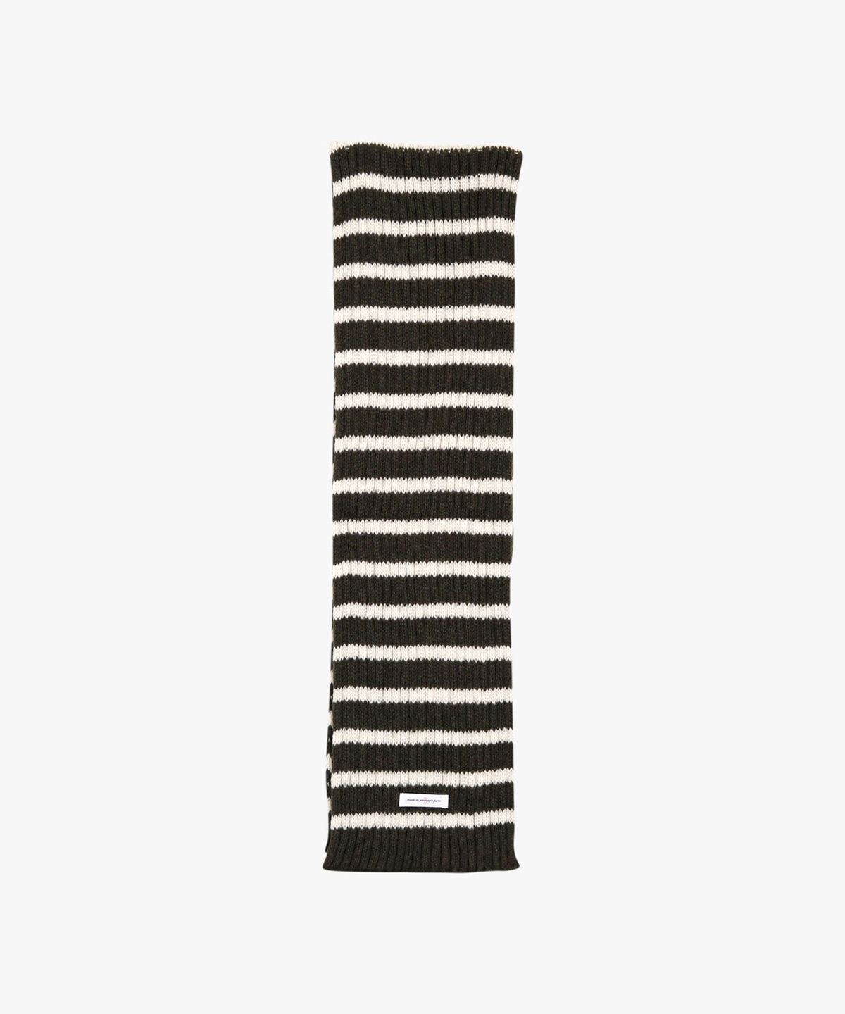 핑크파인애플(PINK PINEAPPLE) SNUGGY STRIPE MUFFLER_KHAKI