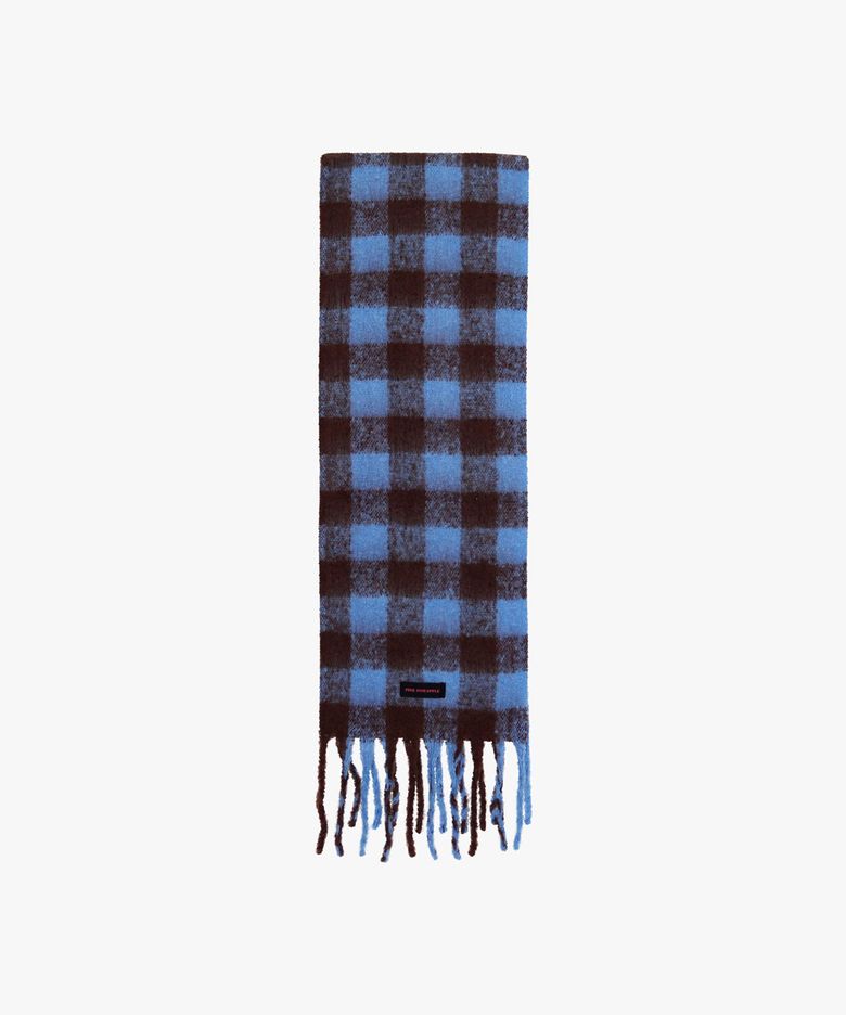 WINTER BREEZE CHECK MUFFLER_BLUE