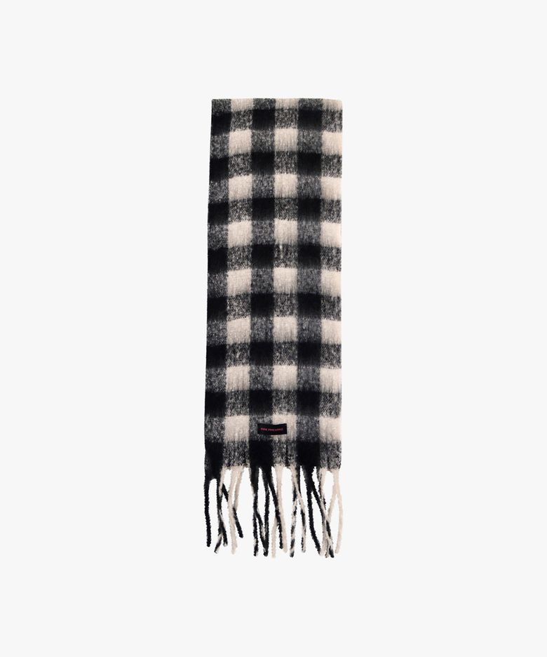 WINTER BREEZE CHECK MUFFLER_BLACK