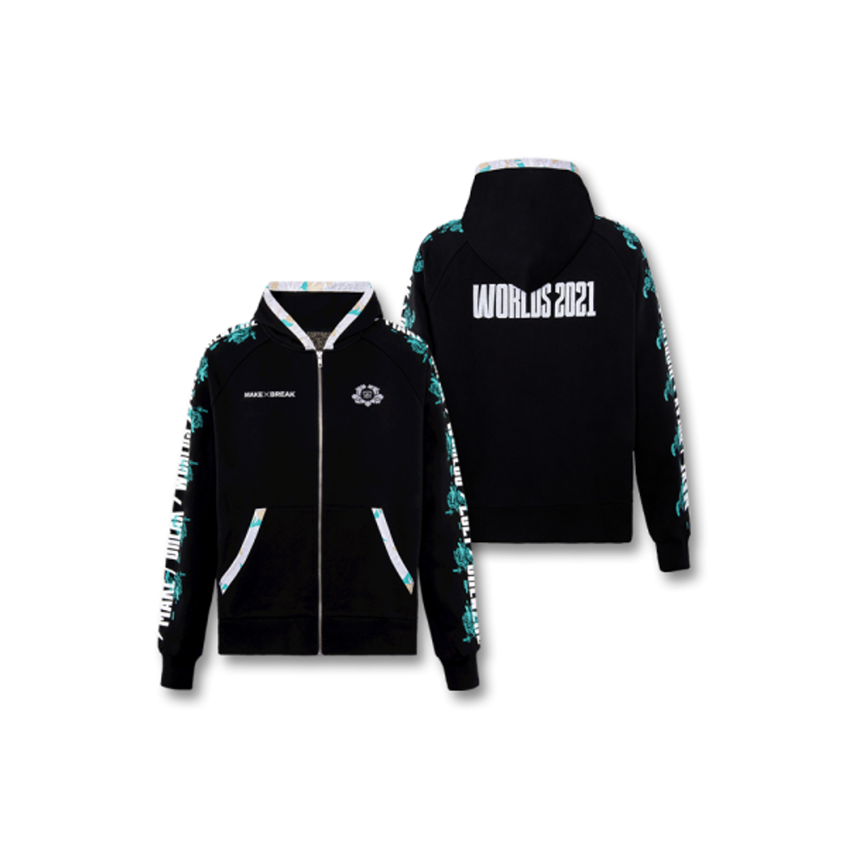 라이엇 스토어(RIOT STORE) 2021 월드 챔피언십 MAKE/BREAK 집업후드티