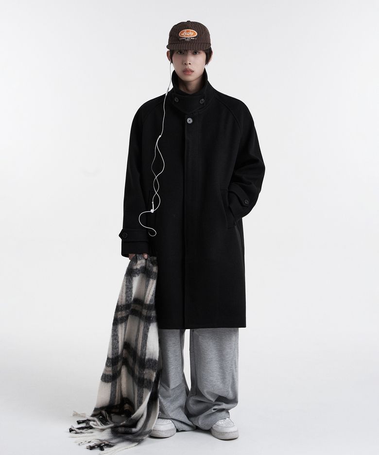 울 블렌드 오버핏 베스트 코트 컬렉션_3STYLE