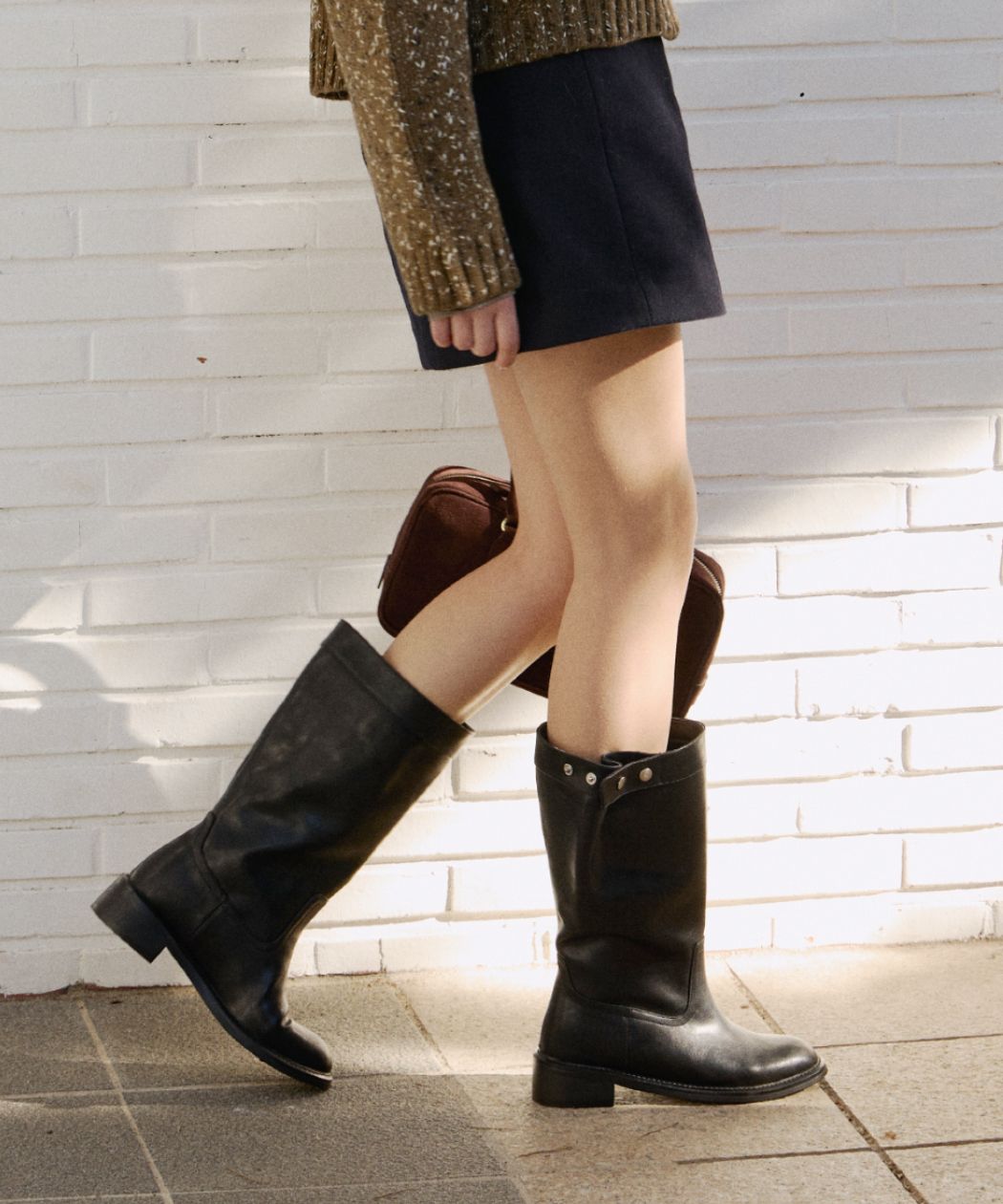 ◆KOMOREBI MUSEUM◆ Handmade Wide Classic Long Boots Brown B MUSINSA公式 | KOMOREBI MUSEUM Handmade Wide Classic Middle