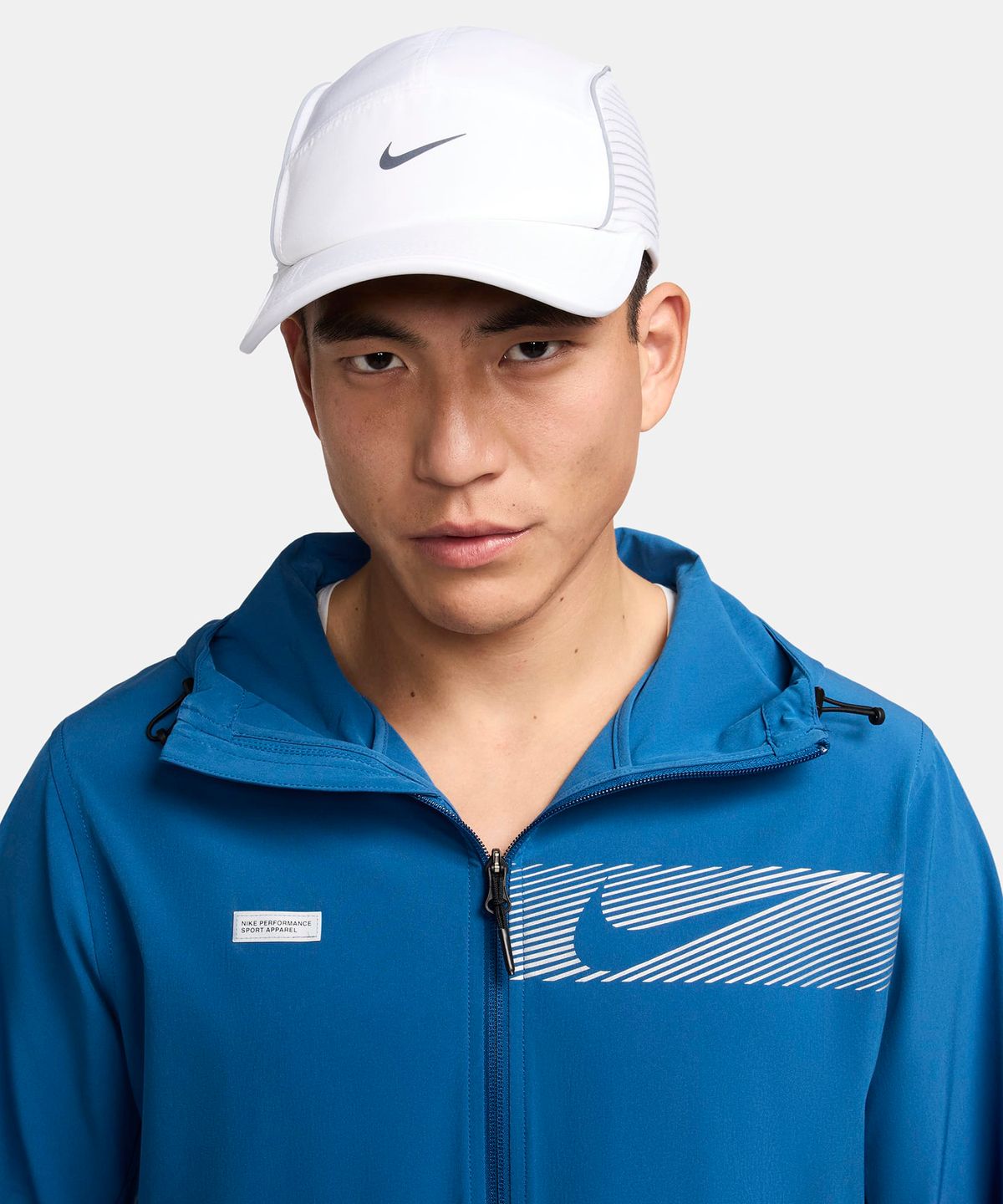 나이키(NIKE) 드라이 핏 ADV 플라이 언스트럭처 에어로빌 에어로어댑트 캡 - 화이트:앤트러사이트:블랙 / FJ0736-100