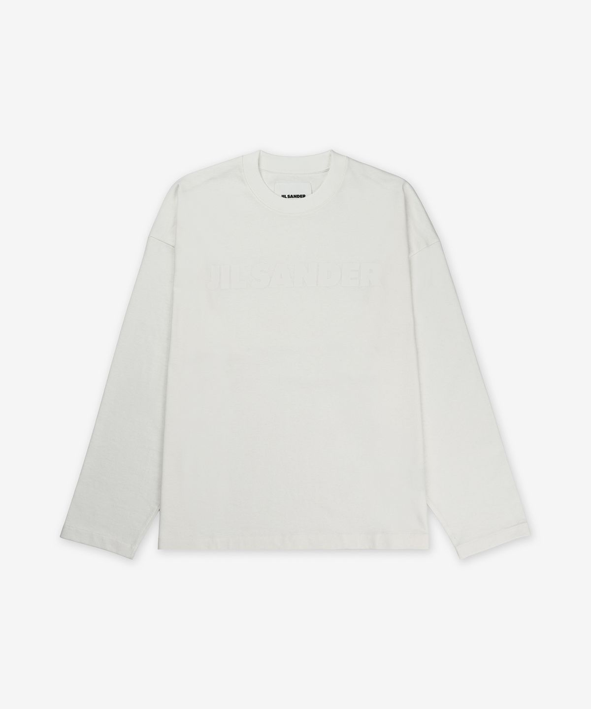 ★Jil Sander★ Tone-on-tone logo t-shirt porcelain J21GC0167 MUSINSA | JIL SANDER Tone-on-Tone Logo T-Shirt - Porcelain
