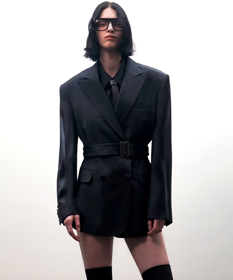울 턱시도 자켓[Black(UNISEX)]_UTH-FB07