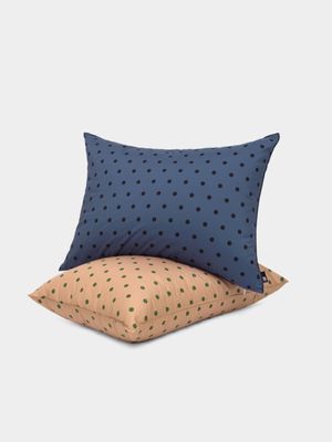 논더스트 도트 패턴 알러지케 베개커버 2color