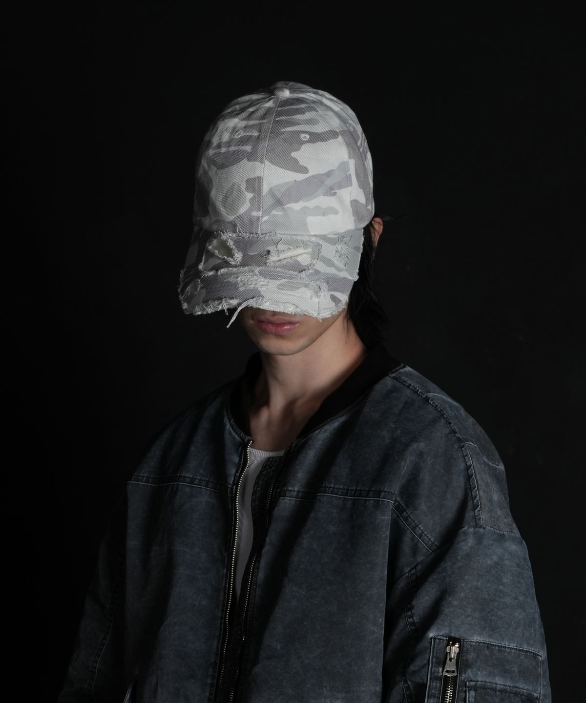 포스센스티브(FORCESENSITIVE) MASSIVE CAMO BALL CAP (white)