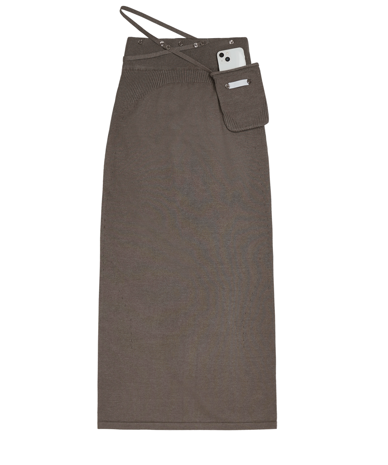 ◆ojos◆ ie Fluid Knit Skirt 01 Stone Brown 24MWi:e-KN02-SB MUSINSA | OJOS i:e Fluid Knit Skirt 01 / Stone Brown