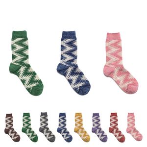 [3컬러 선택팩][8컬러]WORK23 나바호 패턴 자카드양말