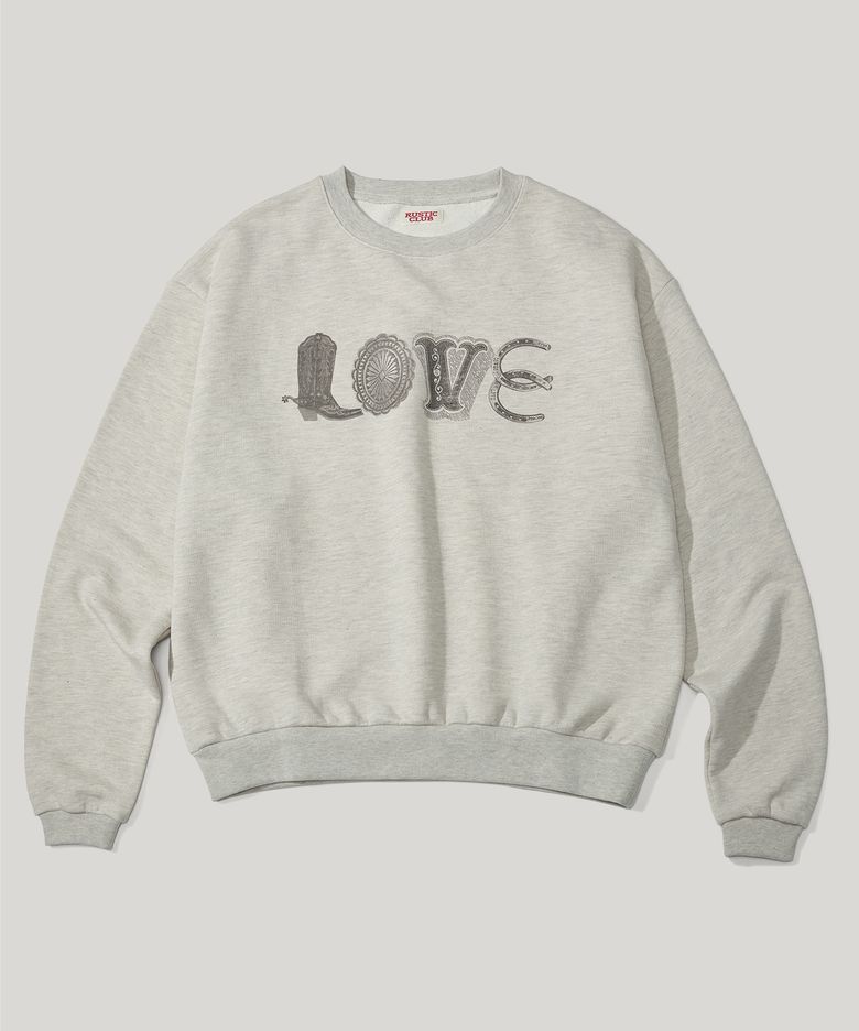 Cowboy LOVE Sweat_Oatmeal