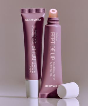 [SET] 히알루론 펩타이드 립 생기 플럼핑  밤 + 키링 홀더(그레이/로즈)