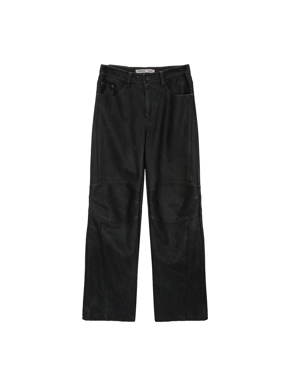 ボトムスその他 [MATINKIM]biker detail washed leather pants in khaki MUSINSA | MATIN KIM BIKER DETAIL WASHED LEATHER PANTS IN KHAKI