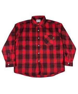 Vintage Tartan Check Shirt ((Red))