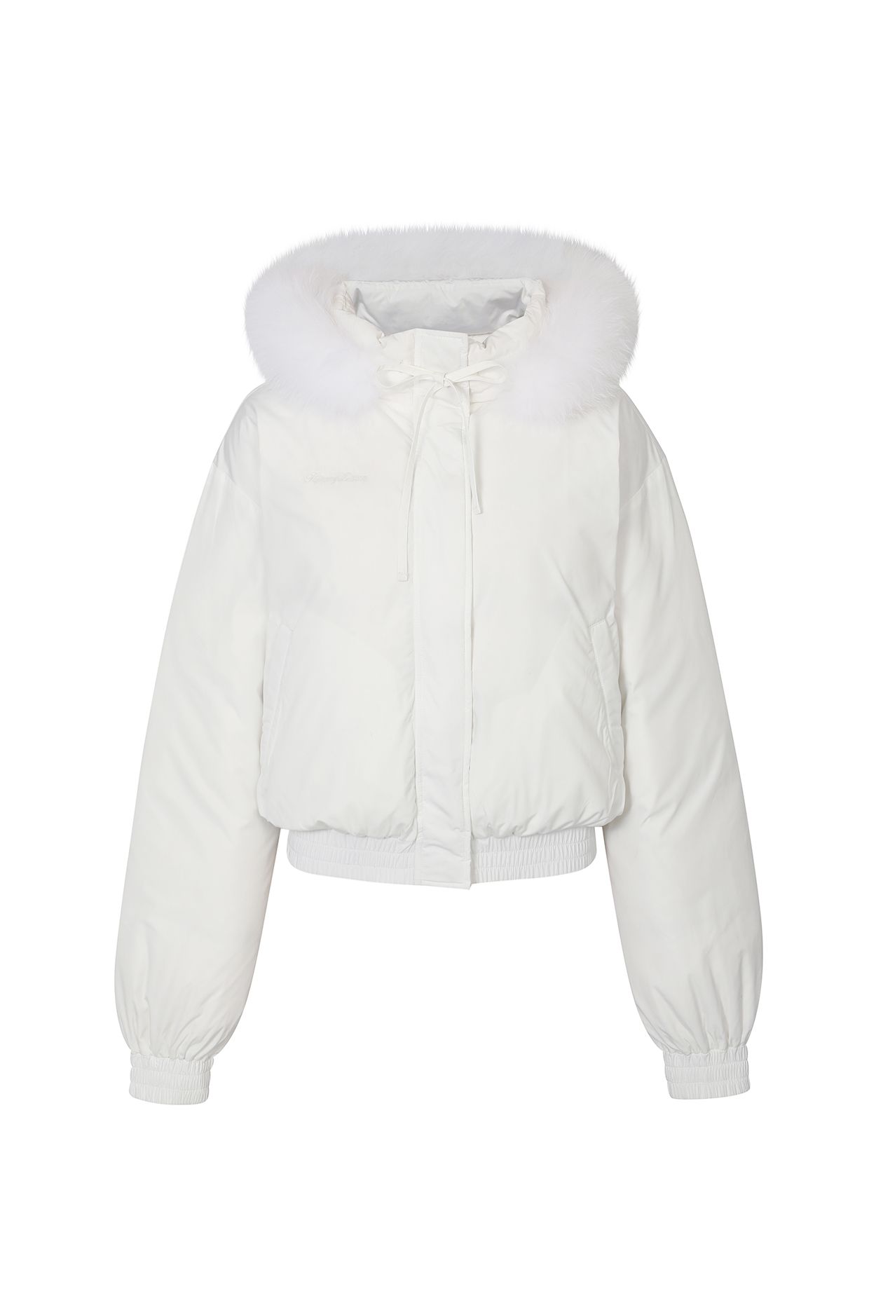 PAIN OR PLEASURE★韓国★人気★ FOX FUR DOWN JACKET 2色 FOX FUR DOWN JACKET white - PAIN OR PLEASURE