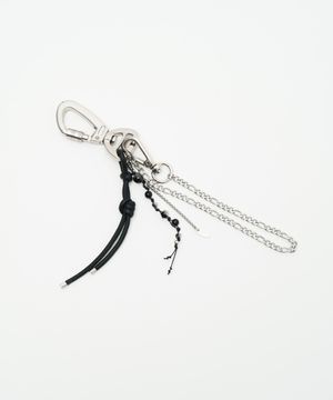 [리얼레더] 비즈 체인 멀티 키링