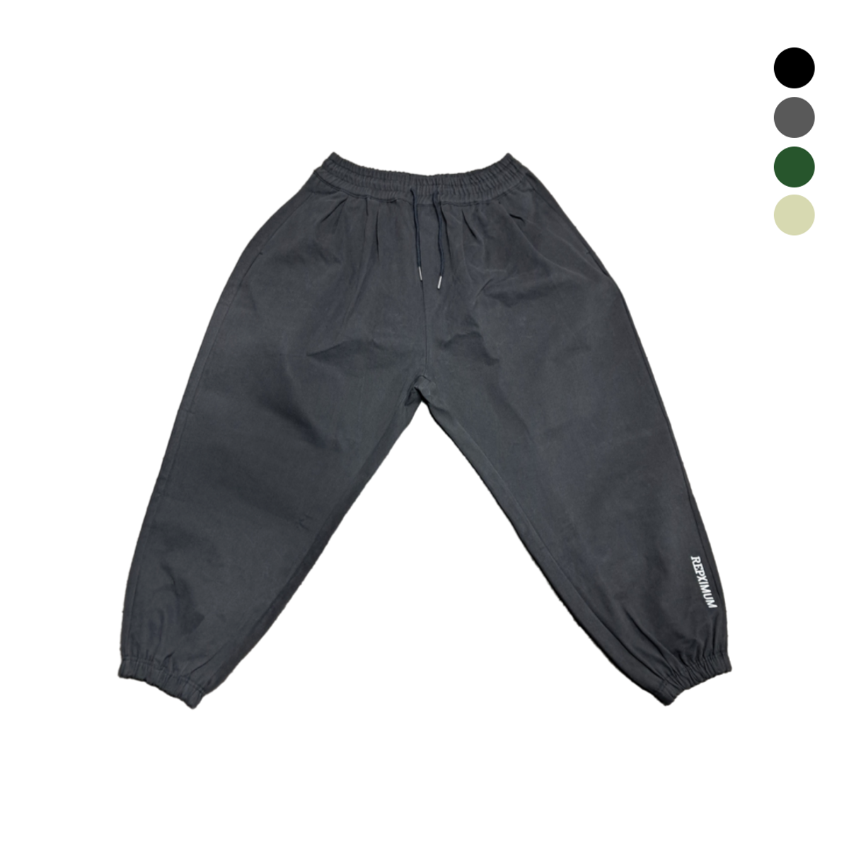 렙시멈(REPXIMUM) F/W 사이드로고 와이드 조거팬츠(벌룬팬츠) 4Colors