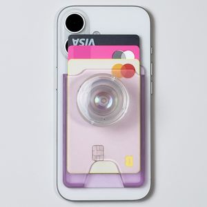 맥세이프 카드지갑 PC2(아이폰 갤럭시 자석 그립 톡홀더 케이스), Aurora Lilac