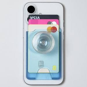 맥세이프 카드지갑 PC2(아이폰 갤럭시 자석 그립 톡홀더 케이스), Aurora Blue