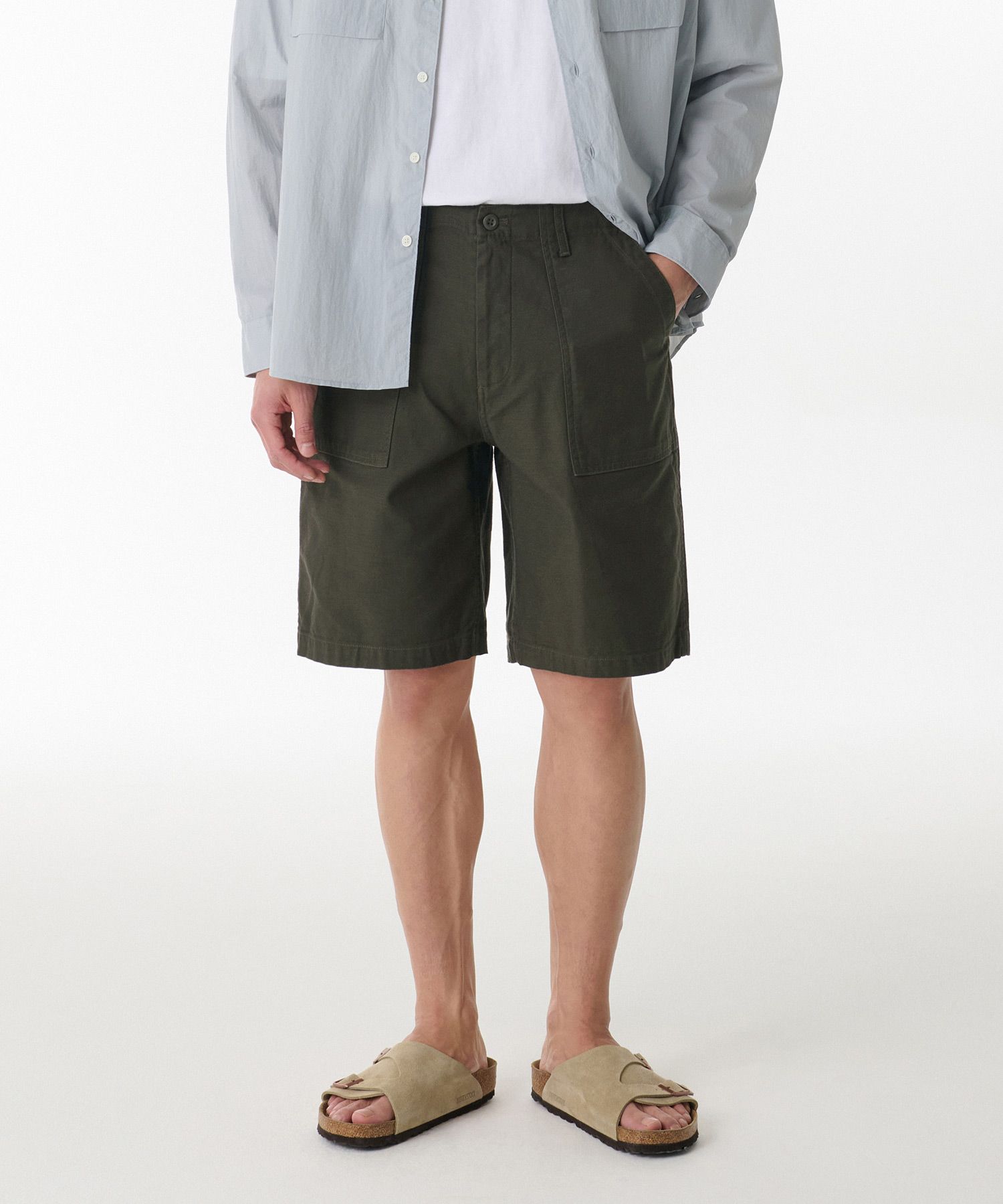 ★MUSINSA STANDARD★ Replica Fatigue Shorts Deep Khaki MMDPH MUSINSA | MUSINSA STANDARD Replica Fatigue Shorts [Deep Khaki]