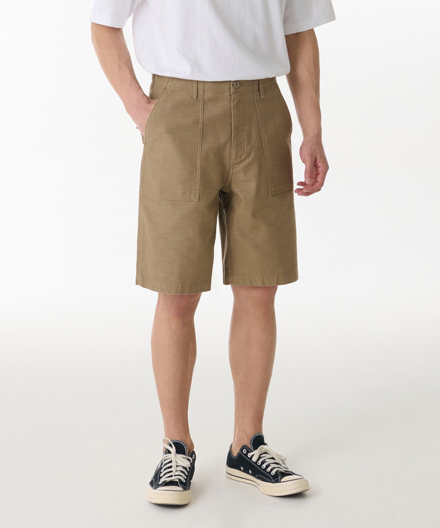 ★MUSINSA STANDARD★ Replica Fatigue Shorts Sand Beige MMDPH MUSINSA | MUSINSA STANDARD Replica Fatigue Shorts [Sand Beige]