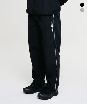 파이핑 우븐 트랙팬츠