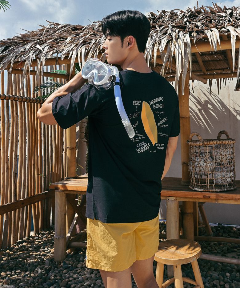 [SET] 남성 쿨링 숏슬리브 래쉬가드&멀티 스포츠웨어 쇼츠