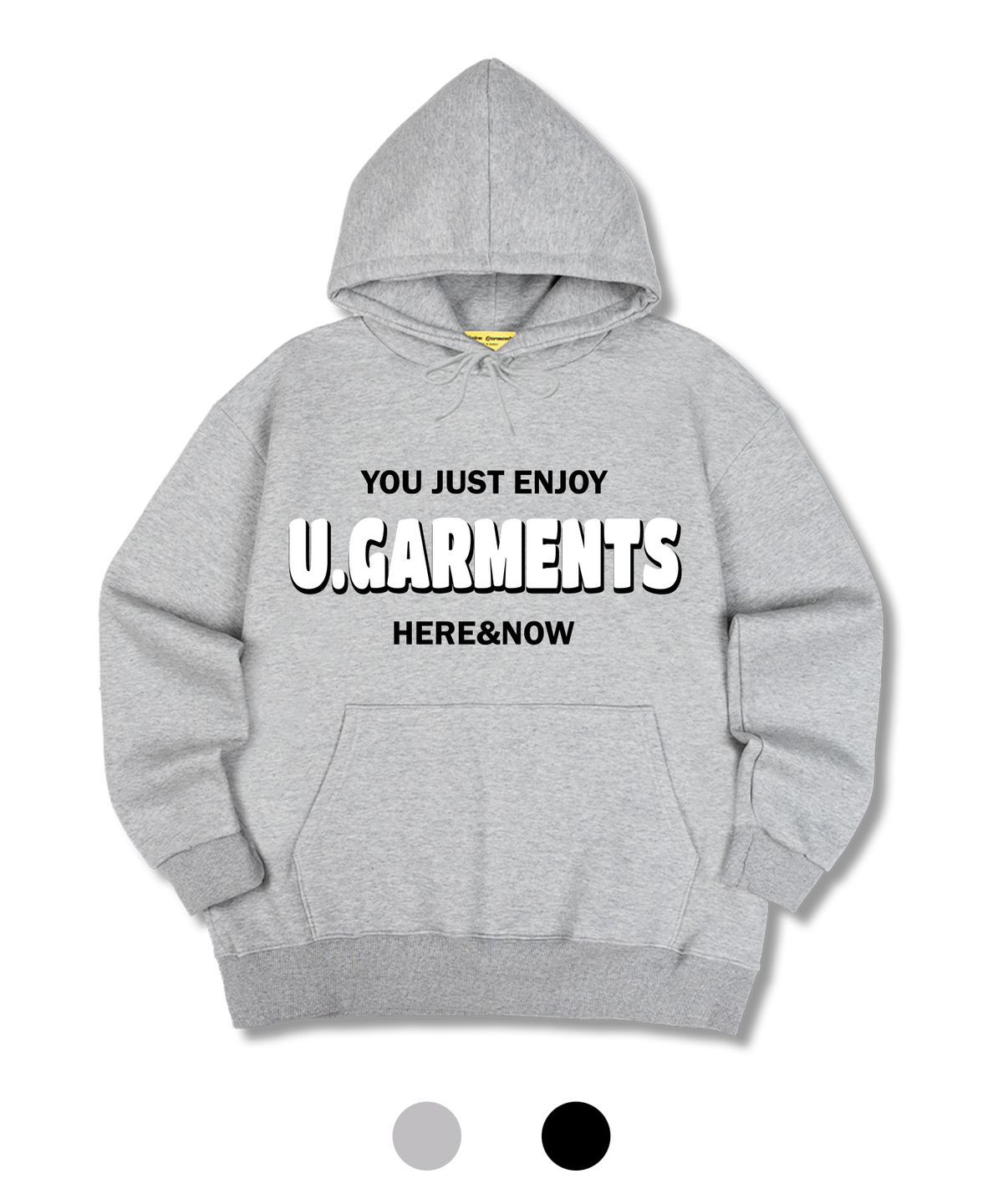 유니온가먼츠(UNION GARMENTS) 히얼나우  하드쭈리 오버핏 후드티셔츠