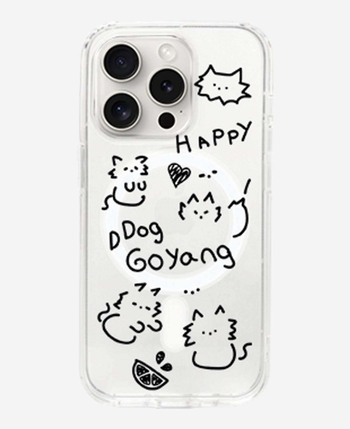 위드썸(WITHSOME) [withsome맥세이프]똥 고양이 맥세이프 폰 케이스