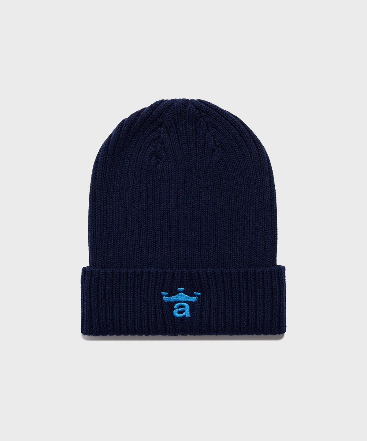 어웨이크 뉴욕(AWAKE NY) (U) 크라운 A 케이블 비니 네이비 CROWN A CABLE BEANIE NAVY