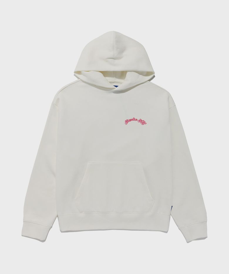 (U) 트윌 로고 후디 크림 TWILL LOGO HOODIE CREAM
